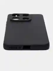 Черный чехол Redmi Note 13 4G / Редми Нот 13 4Г черный, силиконовый, матовый