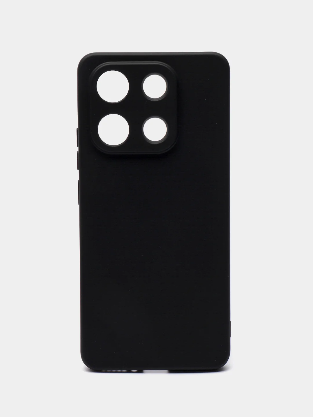 Черный чехол Redmi Note 13 4G / Редми Нот 13 4Г черный, силиконовый, матовый