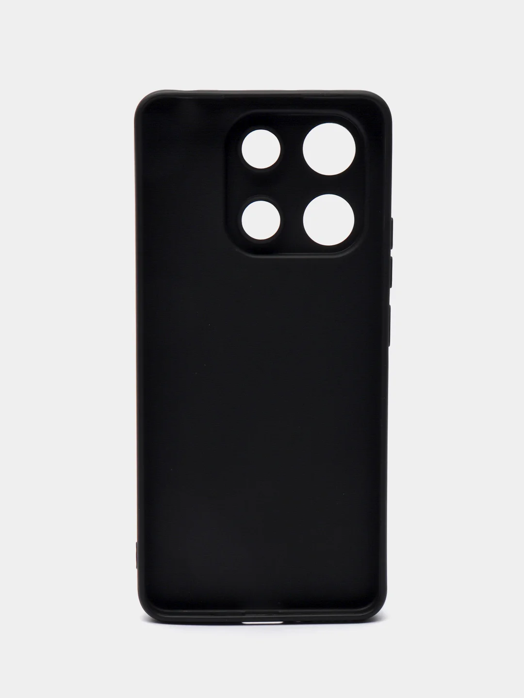 Черный чехол Redmi Note 13 4G / Редми Нот 13 4Г черный, силиконовый, матовый