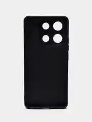 Черный чехол Redmi Note 13 4G / Редми Нот 13 4Г черный, силиконовый, матовый