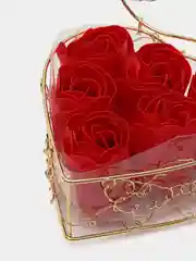 Фуксия мыльные розы, в подарочной шкатулке