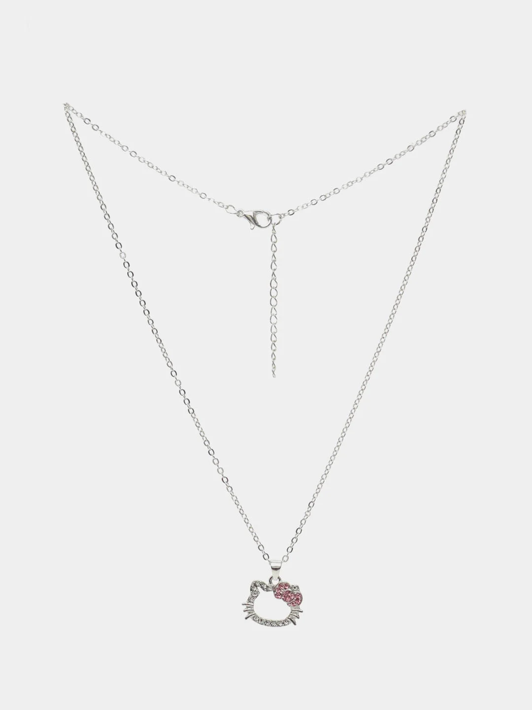 Аметистовый подвеска детская на шею аниме Hello Kitty. Цепочка с подвеской женская. Куроми, Kuromi