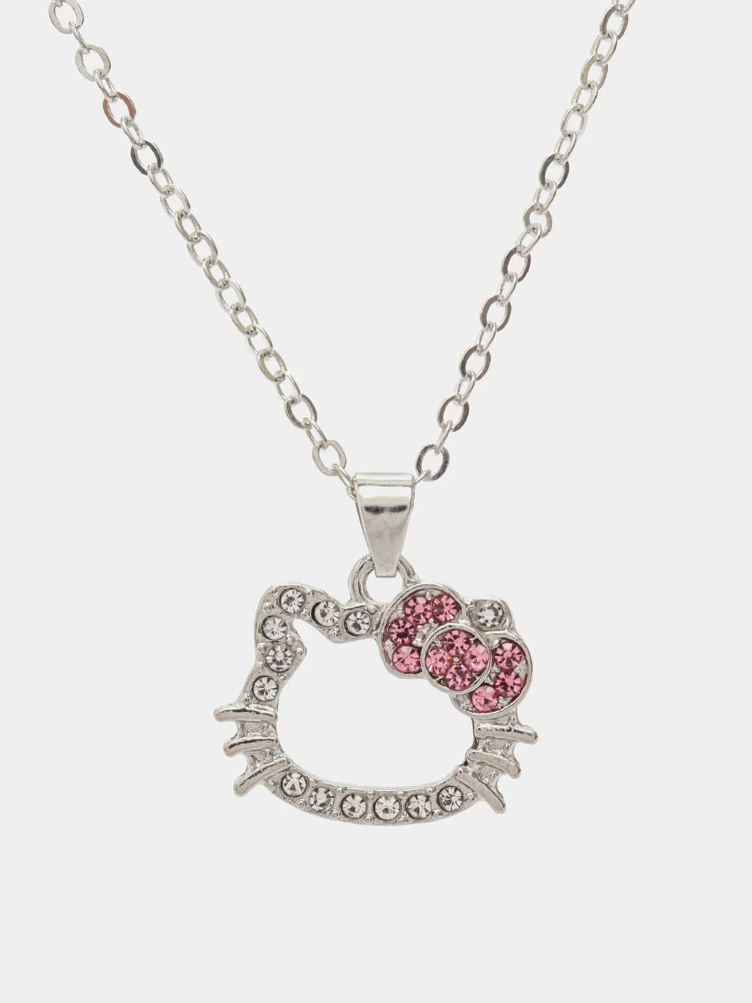 Аметистовый подвеска детская на шею аниме Hello Kitty. Цепочка с подвеской женская. Куроми, Kuromi