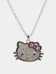 Вишнёвый подвеска детская на шею аниме Hello Kitty. Цепочка с подвеской женская. Куроми, Kuromi