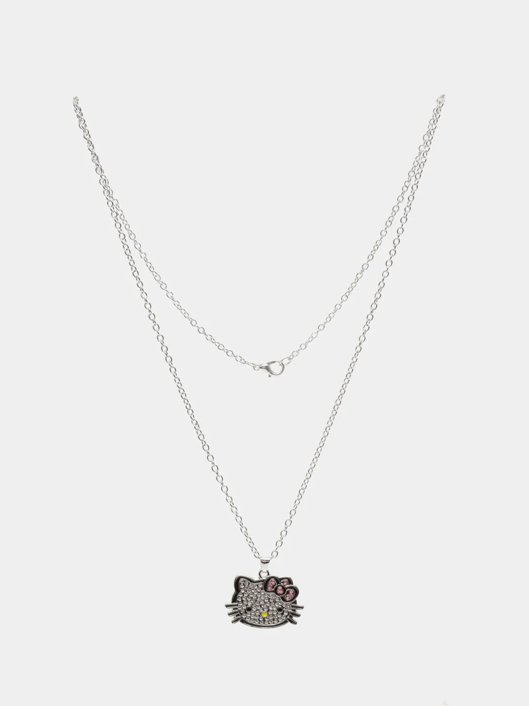 Вишнёвый подвеска детская на шею аниме Hello Kitty. Цепочка с подвеской женская. Куроми, Kuromi