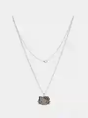 Вишнёвый подвеска детская на шею аниме Hello Kitty. Цепочка с подвеской женская. Куроми, Kuromi