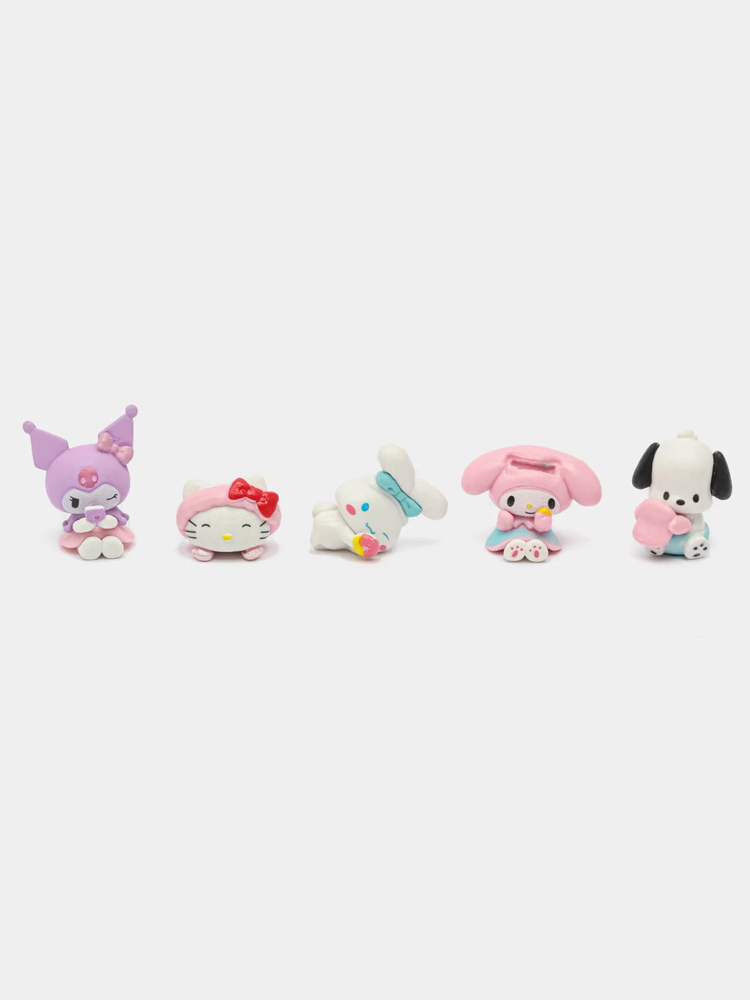 Багровый набор фигурок Хеллоу Китти, Куроми Санрио, Hello Kitty, Kuromi Sanrio, Pochacco, My Melody