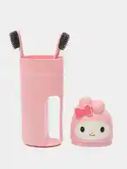 Розовый набор зубных щёток с футляром Hello Kitty, My Melody, Kuromi щётка Куроми, Хэллоу Китти