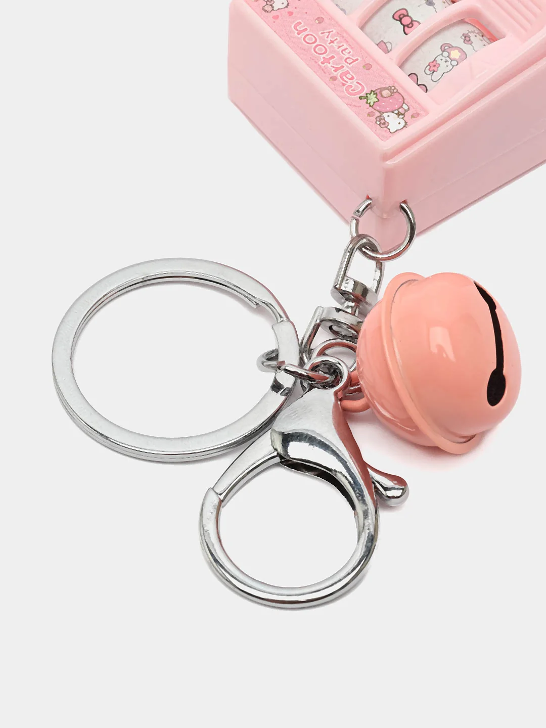 Розовый брелок аниме Kuromy, My Melody, Hello Kitty, брелок казино, игровой автомат Куроми, Китти