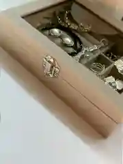 Серый шкатулка большая для хранения украшений, бархат