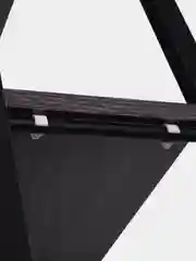 Стеллаж BRABIX "Smart SH-007", 605х295х1193 мм, ЛОФТ, трапеция, складной, металл/ЛДСП ясень, каркас черный, 641873