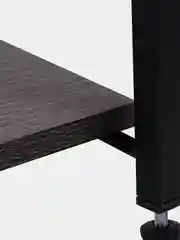 Стеллаж BRABIX "Smart SH-007", 605х295х1193 мм, ЛОФТ, трапеция, складной, металл/ЛДСП ясень, каркас черный, 641873