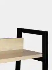 Стеллаж на металлокаркасе BRABIX "LOFT SH-003", 600х350х1500 мм, 5 полок, цвет дуб натуральный, 641236