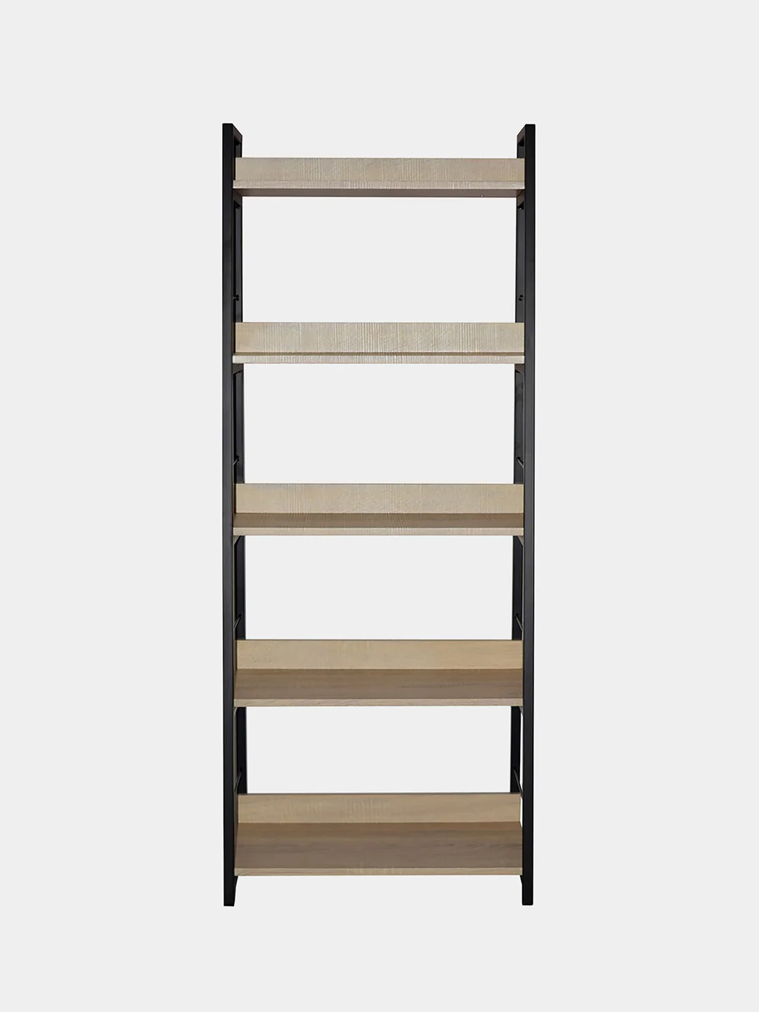 Стеллаж на металлокаркасе BRABIX "LOFT SH-003", 600х350х1500 мм, 5 полок, цвет дуб натуральный, 641236
