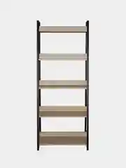 Стеллаж на металлокаркасе BRABIX "LOFT SH-003", 600х350х1500 мм, 5 полок, цвет дуб натуральный, 641236