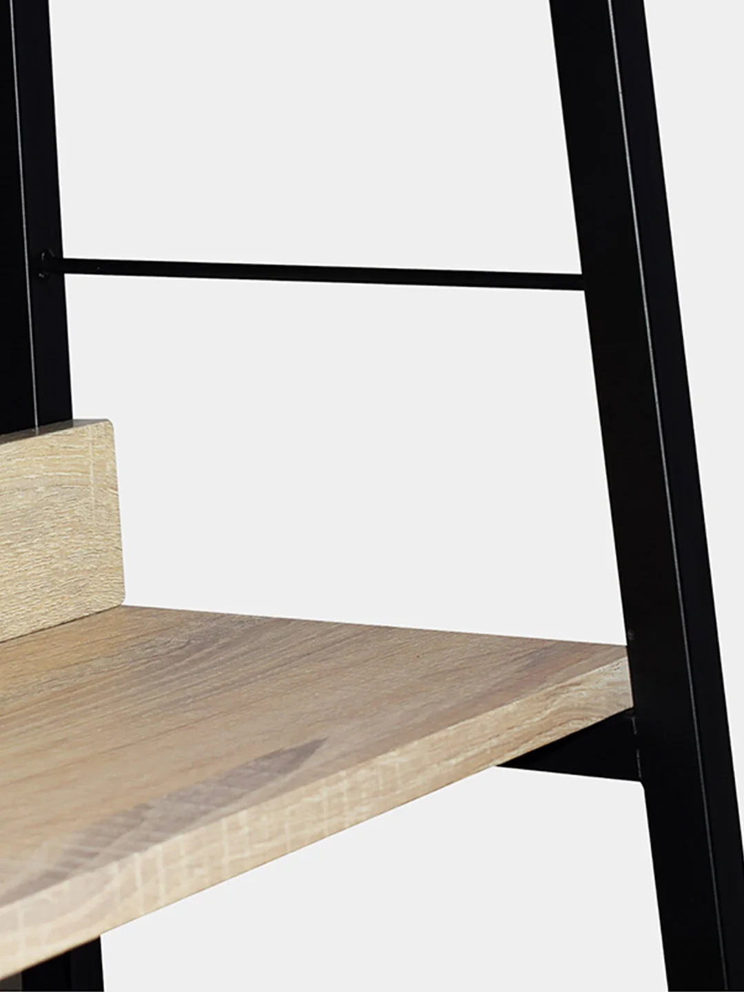 Стеллаж на металлокаркасе BRABIX "LOFT SH-003", 600х350х1500 мм, 5 полок, цвет дуб натуральный, 641236