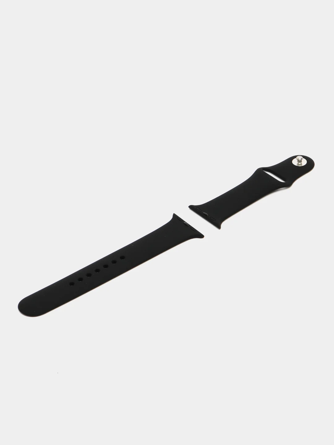 Черный силиконовый ремешок для Apple Watch 38/40 mm
