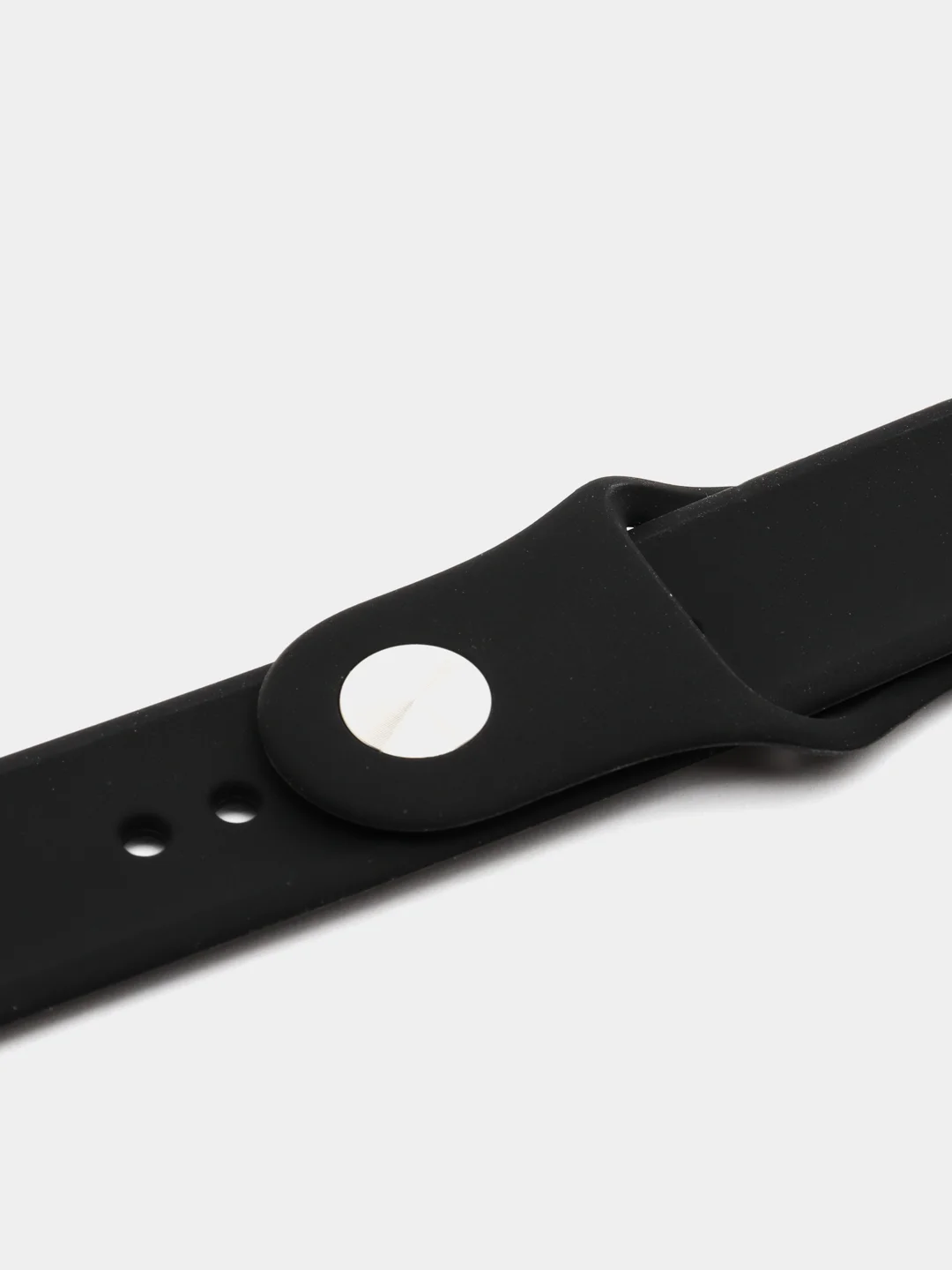 Черный силиконовый ремешок для Apple Watch 38/40 mm