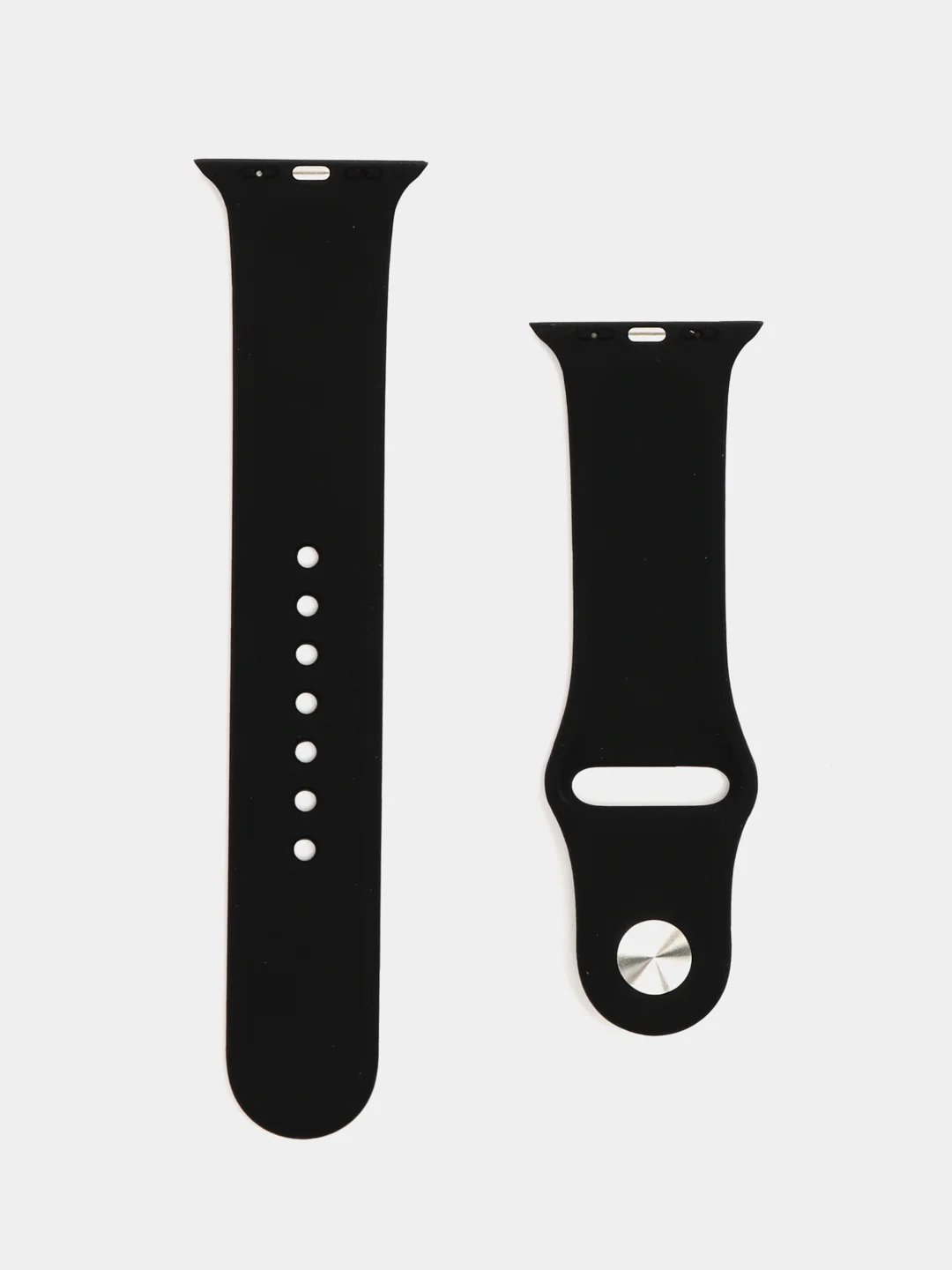 Черный силиконовый ремешок для Apple Watch 38/40 mm