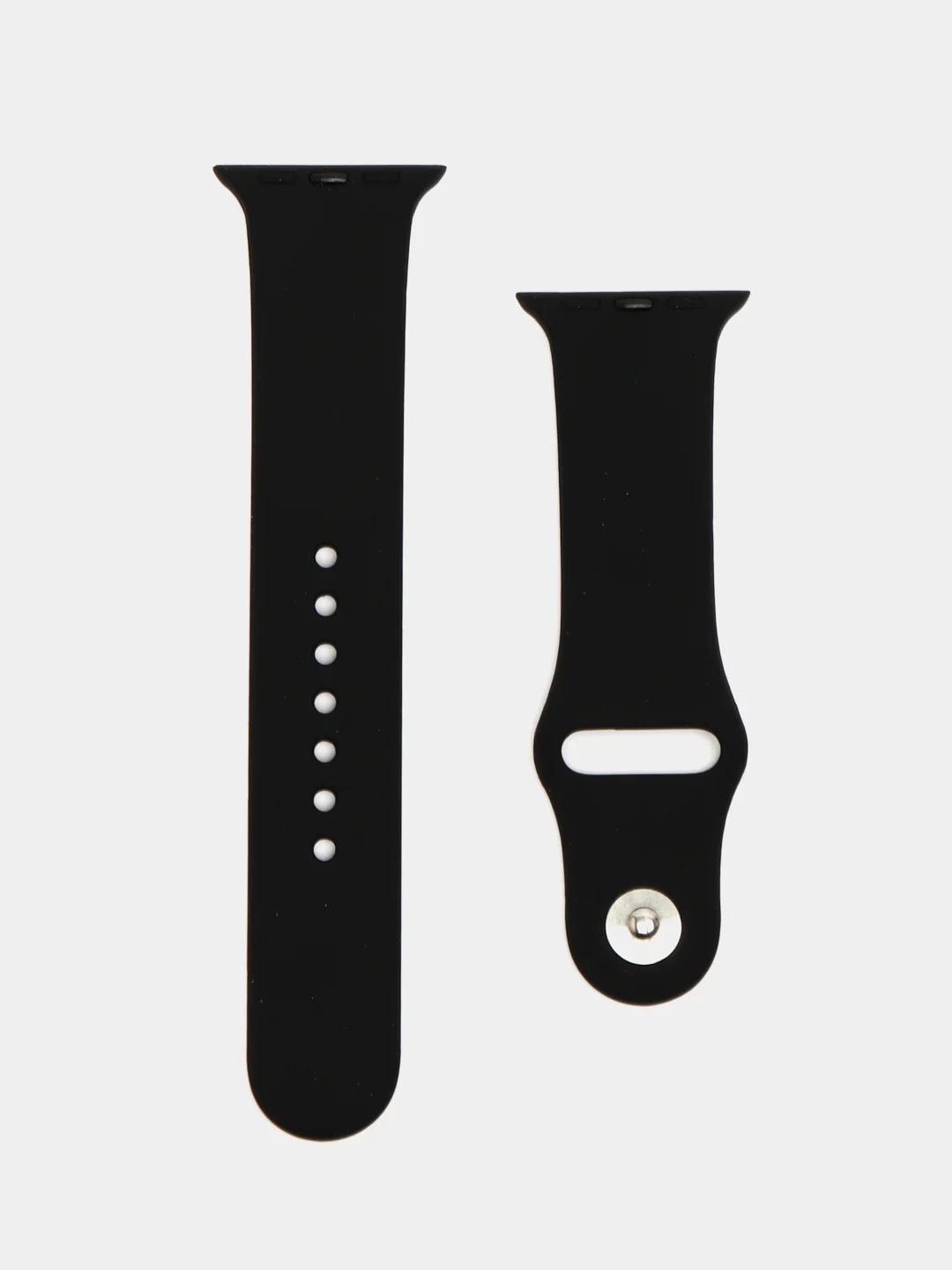 Черный силиконовый ремешок для Apple Watch 38/40 mm