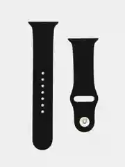 Черный силиконовый ремешок для Apple Watch 38/40 mm