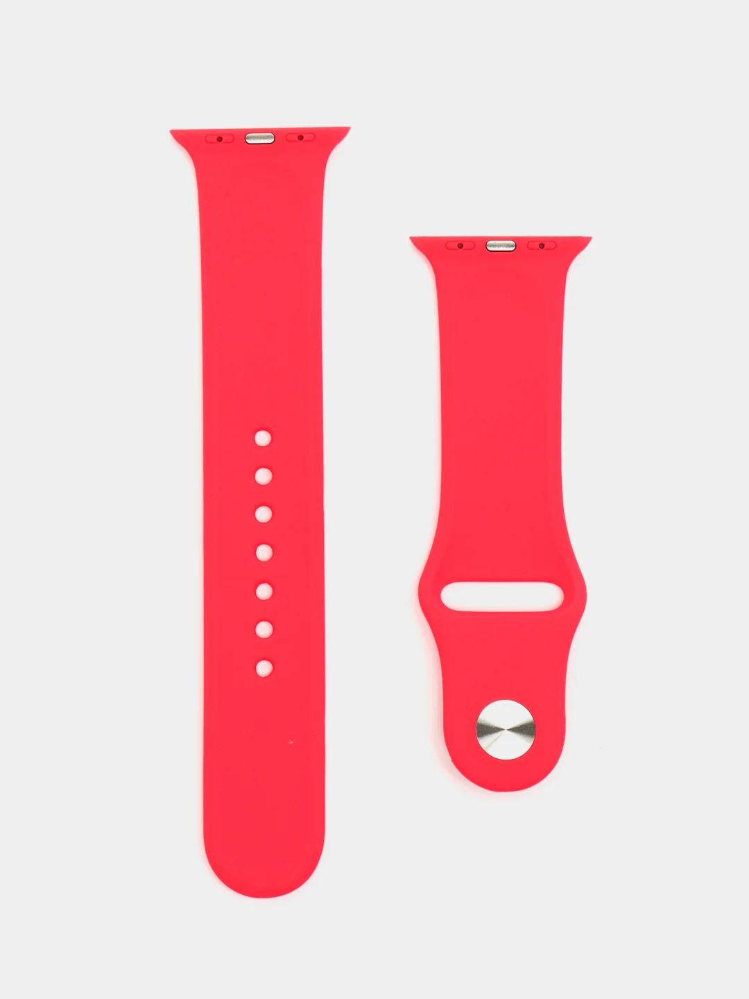 Алый силиконовый ремешок для Apple Watch 38/40 mm