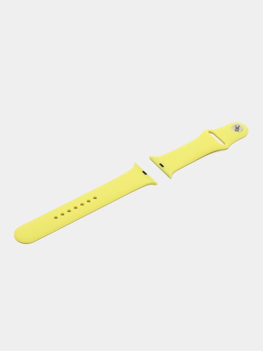Желтый силиконовый ремешок для Apple Watch 38/40 mm