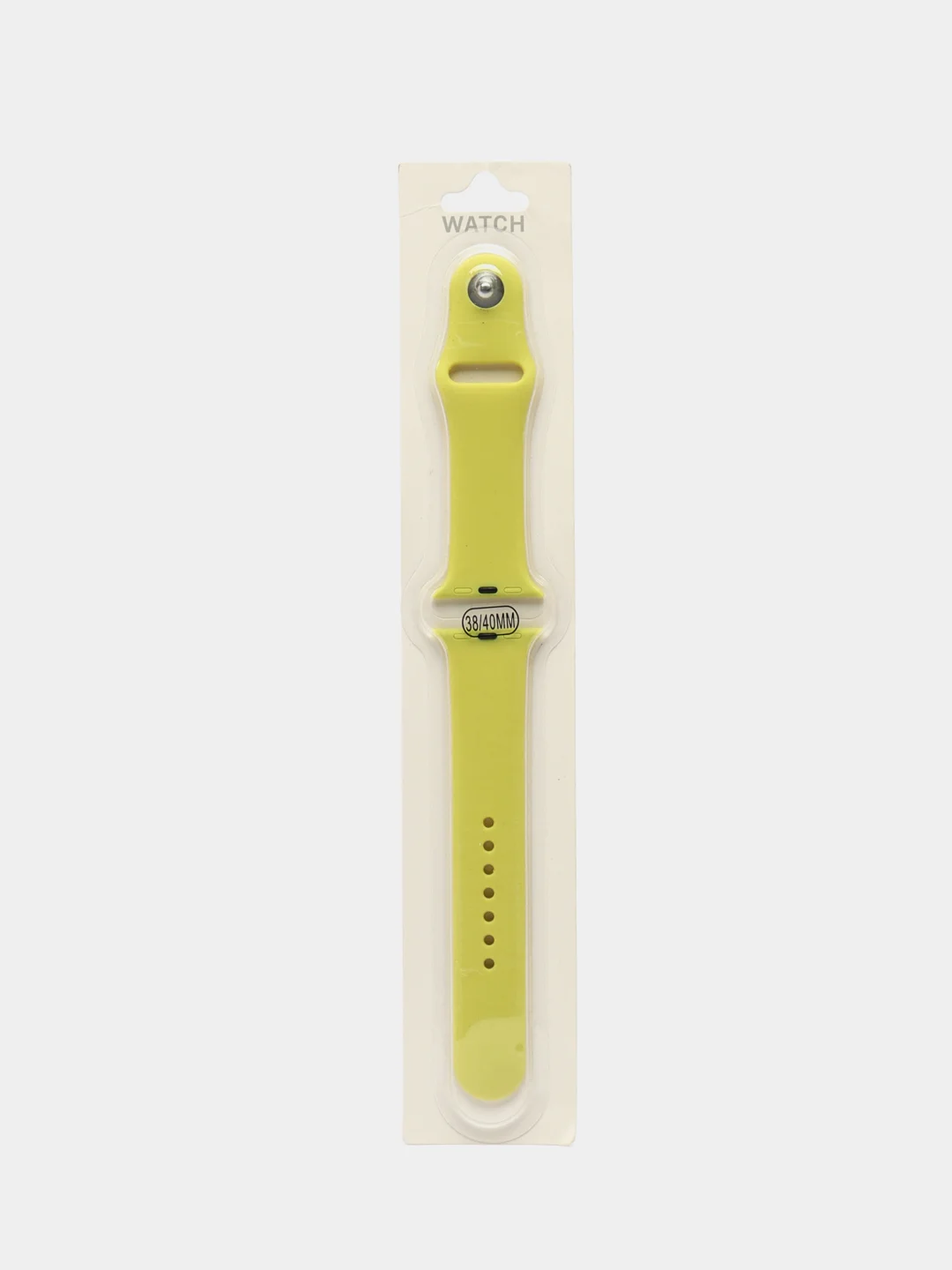 Желтый силиконовый ремешок для Apple Watch 38/40 mm