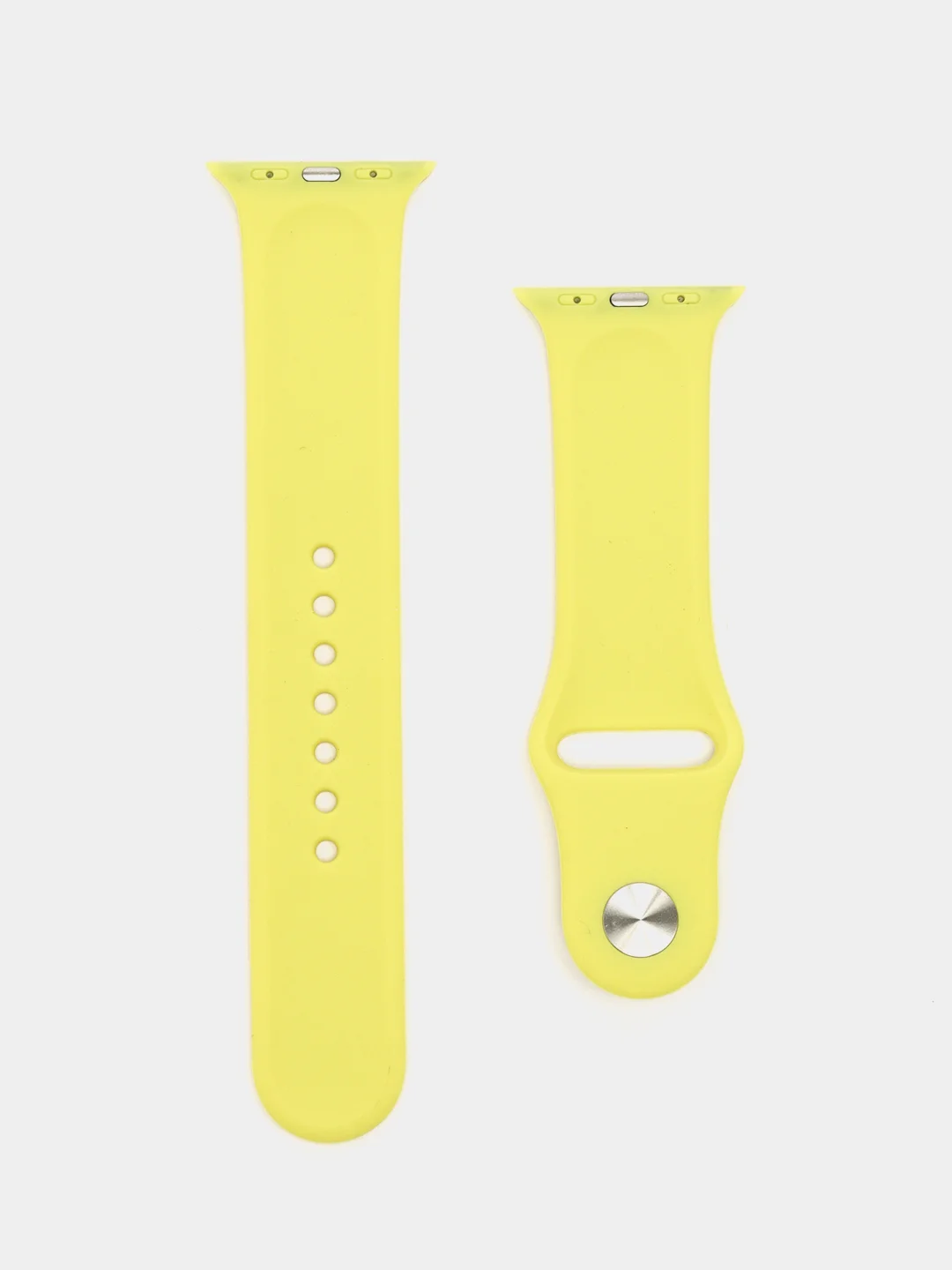 Желтый силиконовый ремешок для Apple Watch 38/40 mm