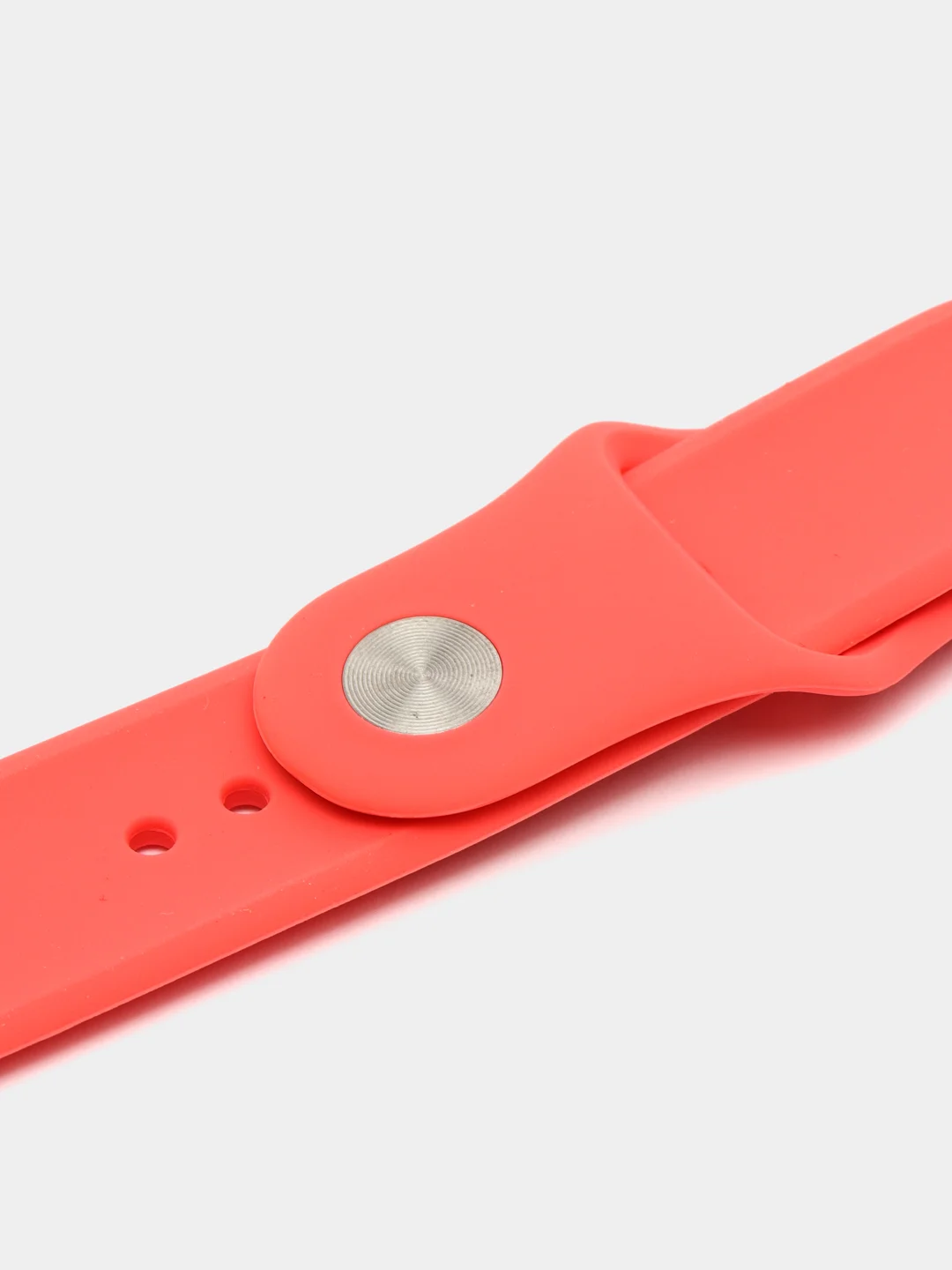 Кораллово-розовый силиконовый ремешок для Apple Watch 38/40 mm