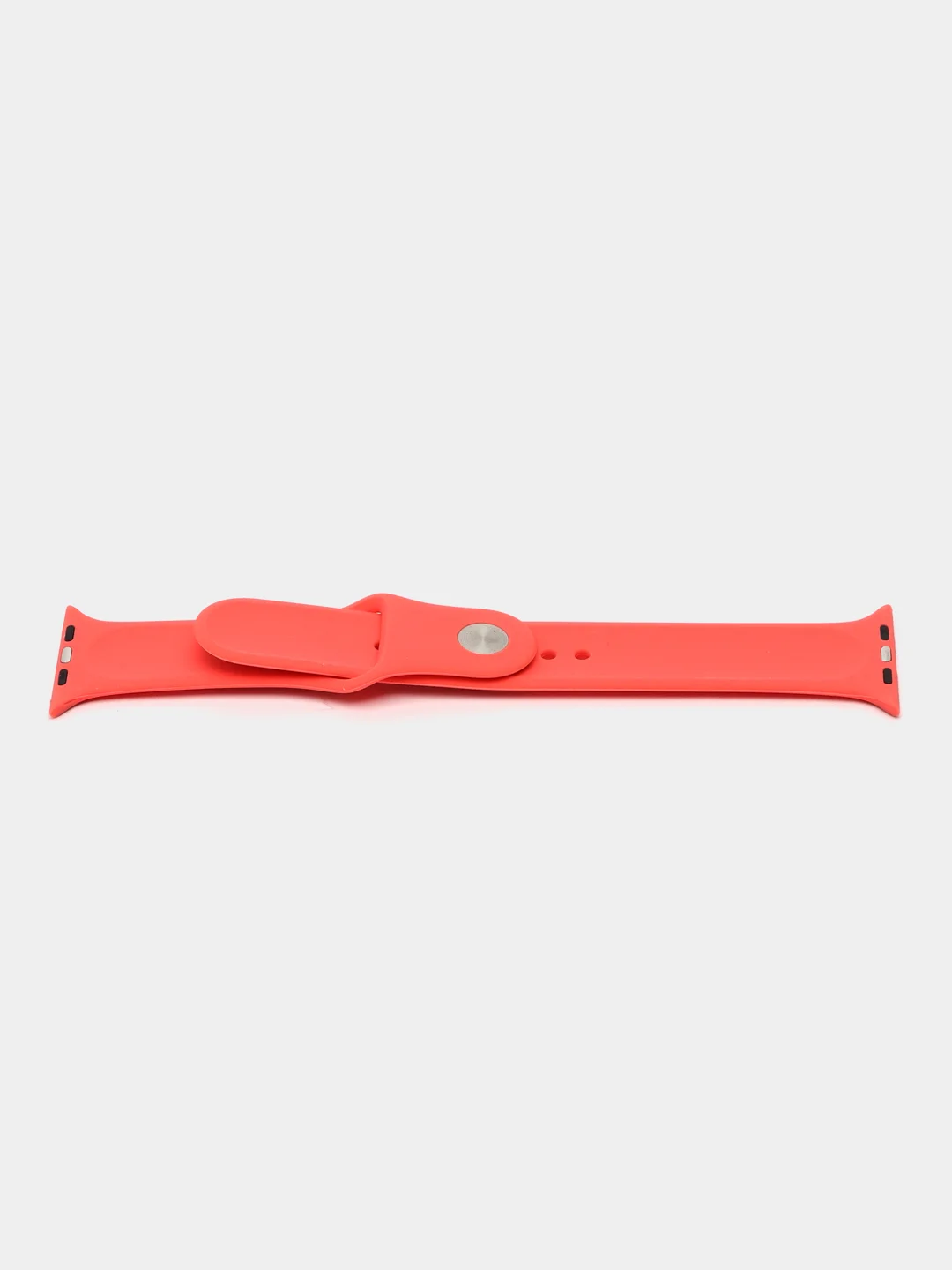 Кораллово-розовый силиконовый ремешок для Apple Watch 38/40 mm