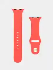 Кораллово-розовый силиконовый ремешок для Apple Watch 38/40 mm