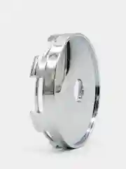 Серебряный колпак ступицы колеса, заглушки на литые диски 60/56, 4 штуки