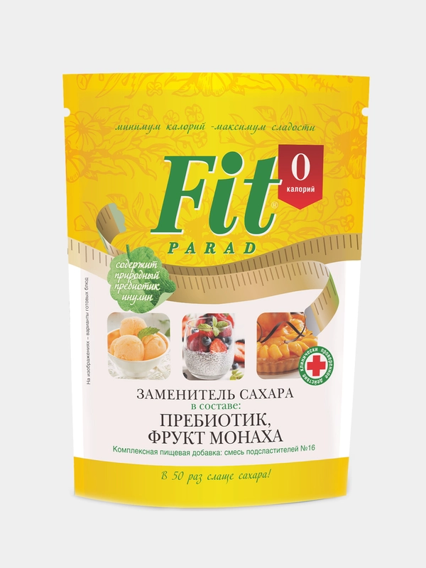 Сахарозаменитель FitParad №16, с пребиотиком, 200 г