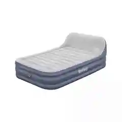 Надувная кровать Bestway 152х226х84(46)см "SleekFlow" изголовье, встр.нас. 220В, 67923BW
