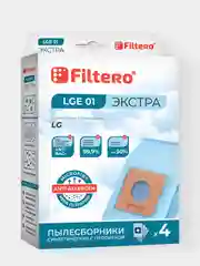 Мешки-пылесборники Filtero LGE 01 Экстра для пылесосов LG, Scarlett, синтетические, 4 шт