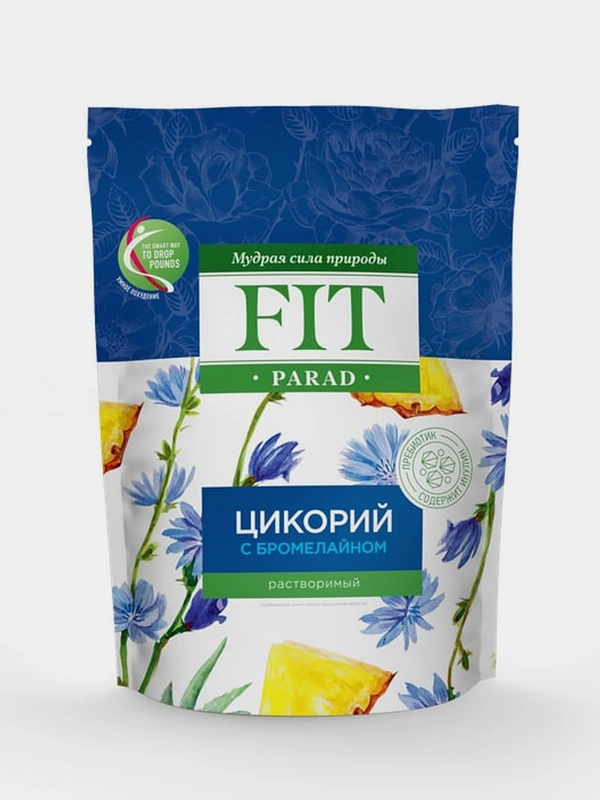 Цикорий растворимый FitParad, с бромелайном, 100 г