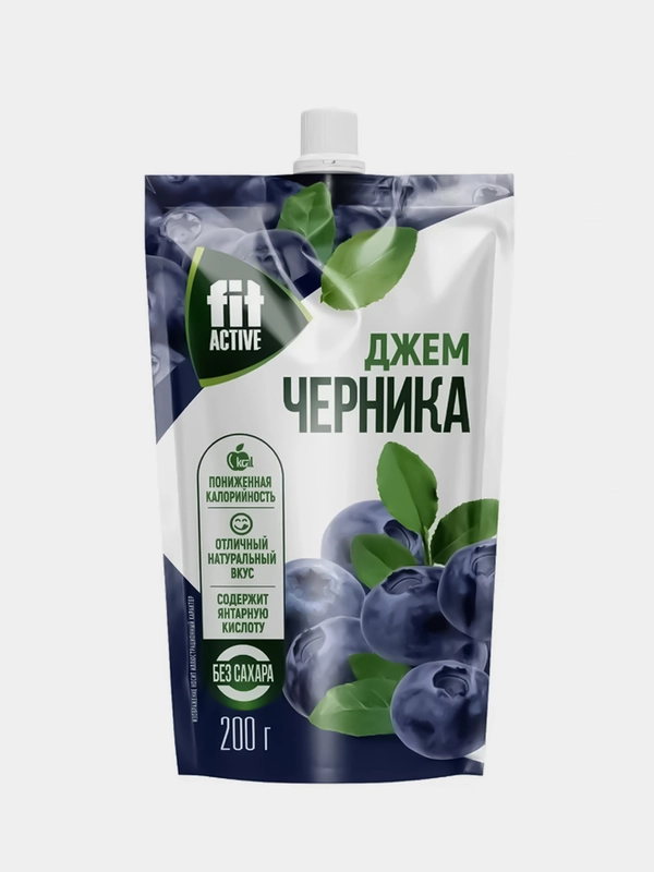 Джем FitActive "Черника", 200 г