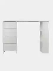 Стол письменный/компьютерный BRABIX "Scandi CD-016", 1100х500х750 мм, 4 ящика, белый, 641891
