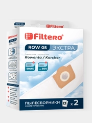 Мешки-пылесборники Filtero ROW 05 Экстра для пылесосов Rowenta,Karcher,Thomas, 2 штуки