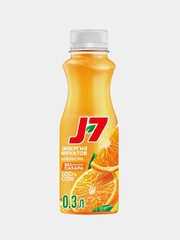 Сок J7 100% апельсиновый с мякотью, 0,3л