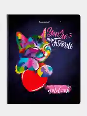 Тетрадь BRAUBERG "Animals Pop-Art", А5, клетка, матовая ламинация, 2 штуки по 48 листов