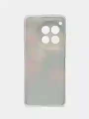 Кораллово-розовый чехол на OnePlus Ace 3/12R / Ван Плас Асе 3/12R прозрачный, с рисунком, защита камеры