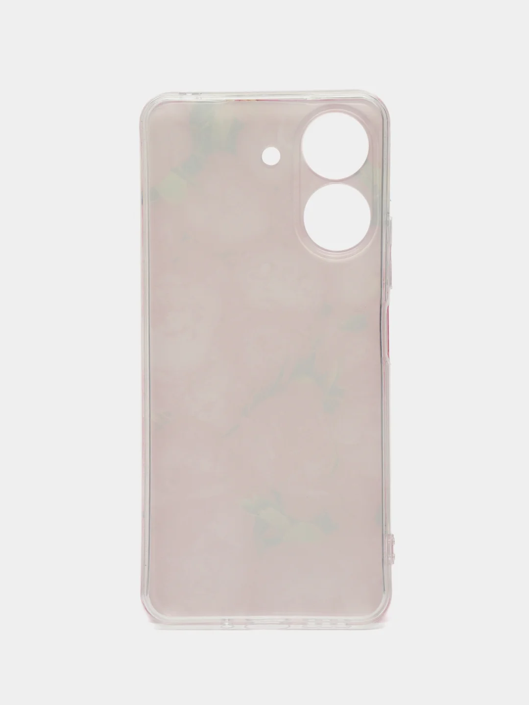 Фуксия чехол на Xiaomi Redmi 13C/Poco C65 / Сяоми Редми 13C/Поко С65 прозрачный, защита камеры