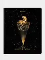 Тетрадь BRAUBERG "Black&Gold", А5, клетка, 48 листов