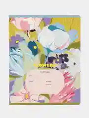 Тетрадь 18 листов линия "Flowers" (5шт)