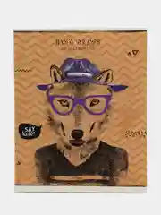 Тетрадь 48 листов клетка "Animals hipsters" (2шт)