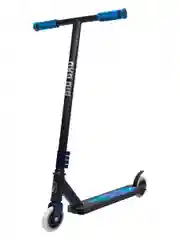 Синий самокат трюковый FLY BLUE светящиеся в темноте колеса