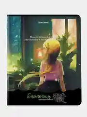 Тетрадь предметная BRAUBERG "ANIME GIRLS", по биологии, клетка, 48 листов