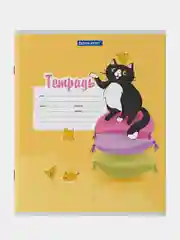Тетрадь BRAUBERG “Озорные коты”, линия, 12 листов